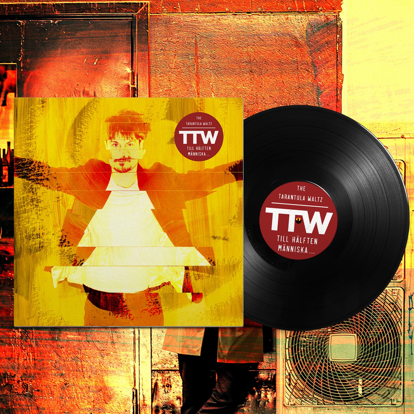 The Tarantula Waltz - Till hälften människa... LP (svart vinyl)