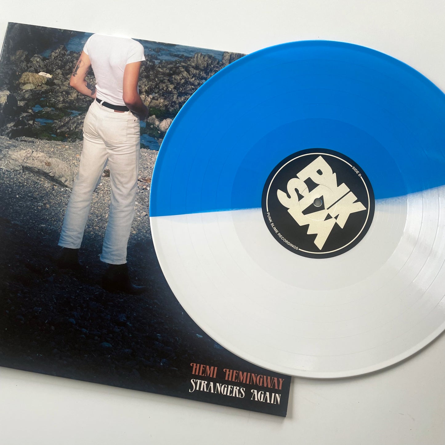 Hemi Hemingway - Strangers Again LP (blue/white vinyl)