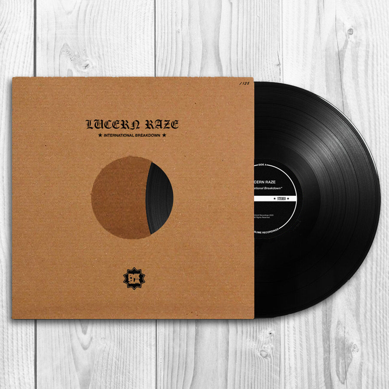 Lucern Raze - INTERNATIONAL BREAKDOWN LP (black vinyl)