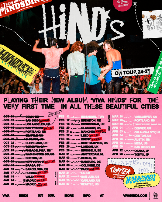 Clutter announce UK tour supporting Hinds