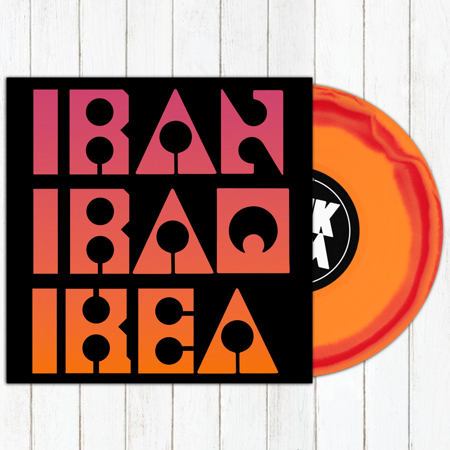 Les Big Byrd - Iran Iraq IKEA LP (red/orange vinyl, alt artwork)