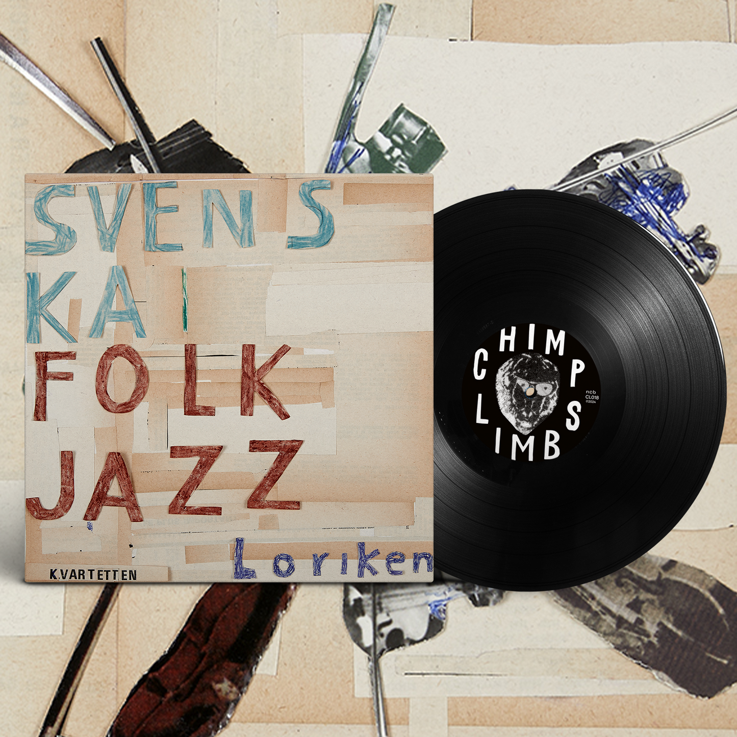 Svenska Folkjazzkvartetten - Loriken 12" EP (black vinyl)