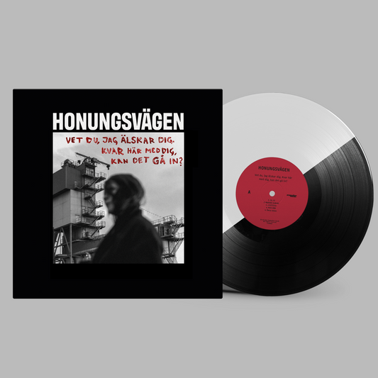 Honungsvägen - Vet du, jag älskar dig. Kvar här med dig, kan det gå in? LP (svart/vit vinyl)