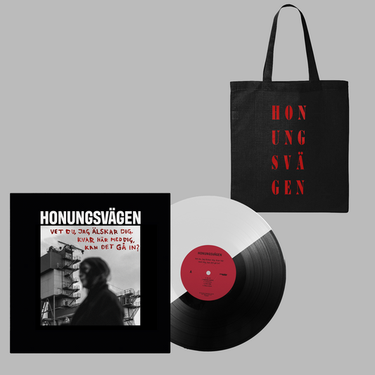 Honungsvägen - Vet du, jag älskar dig. Kvar här med dig, kan det gå in? - VINYL + TYGKASSE